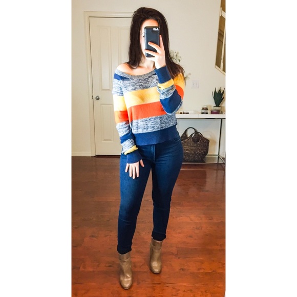 BCBGMaxAzria Sweaters - BCBGMaxAzria Striped Sweater